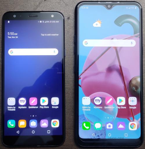 LG K51 pros and cons - display 