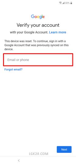 how to bypass google lock on lg k31 
